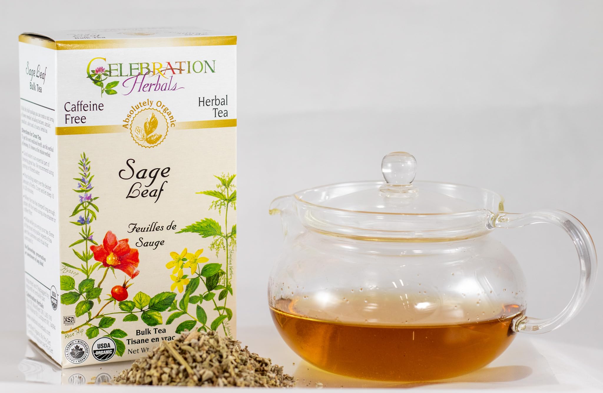 Celebration Herbals Tea Loosepack Herbal Organic Sage Leaf - 35 g