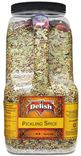 Gourmet Pickling Spice by It's Delish, 4 LB (64 Oz) Restaurant Gallon Size Jug With handle | Gourmet All Natural Blend of Pickling Spices and Herbs