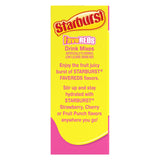 SINGLES TO GO! Starburst Variety Pack, Watertok Powdered Drink Mix, Includes 3 Flavors, Strawberry, Cherry And Fruit Punch 1 Box (30 Servings)