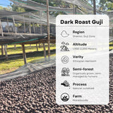 Lily’s Coffee, Ethiopian Specialty Coffee, Whole Bean, Single-Origin, 100% Arabica Beans, 12oz Bag (Midnight Dark Roast)