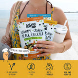 BeanVIVO Healthy Snacks for Adults & Kids with 7g Protein & 5g Fiber per Serving with Dried Edamame, Roasted Cashew and Chickpeas - Vegan & Gluten