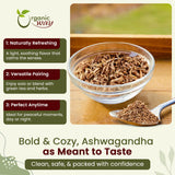 Organic Way Ashwagandha Root Cut & Sifted (Withania somnifera) - Organic & Kosher Certified | Vegan, Non GMO & Gluten Free | USDA Certified | Origin