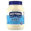 Best Foods Mayonnaise Light Mayo For A Creamy Sandwich Spread or Condiment Made With Cage-Free Eggs 30 oz