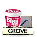 The Pink Stuff Fruity Scent Multi-Purpose Cleaner Paste 17.6 oz Bundle with Microfiber Cloth + Scrub Brush - Tough on Stains - Gentle on Surfaces