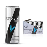 Vital-V Zero Premium Sugar Free Energy Drink with Taurine and B-Vitamins, 0 Calories