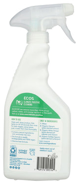 ECOS Organic Fruit & Veggie Wash, 22 FZ