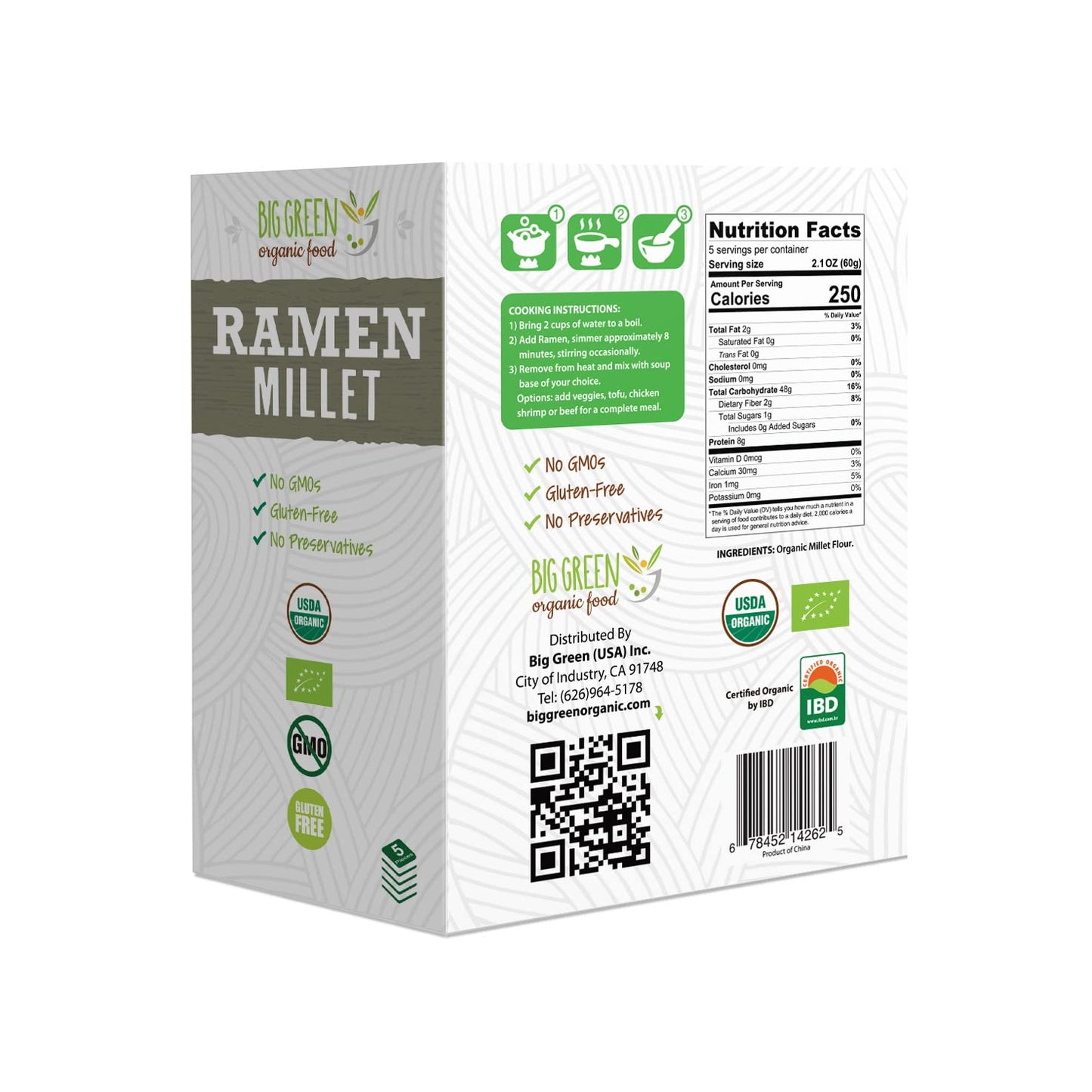 Organic Millet Ramen, 10.5 oz, Non-GMO, Gluten-Free (2)