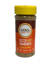 Simtol Foods Sizzle and Simmer Grilling Seasoning - Bold, Aromatic Spice Blend for Meat, Vegetables & Seafood - African-Inspired BBQ Rub