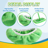 AmaVins Reusable 100% Coral Fleece Mop Pads Compatible with Swiffer Sweeper, 3 Pack Wet and Dry Flat Cover, Washable Wet Pads Refill