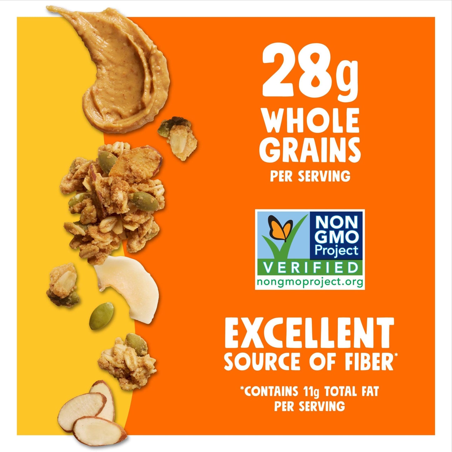 Bear Naked Granola Cereal, Whole Grain Granola, Breakfast Snacks, Oats and Honey, 11oz Bag (1 Bag)