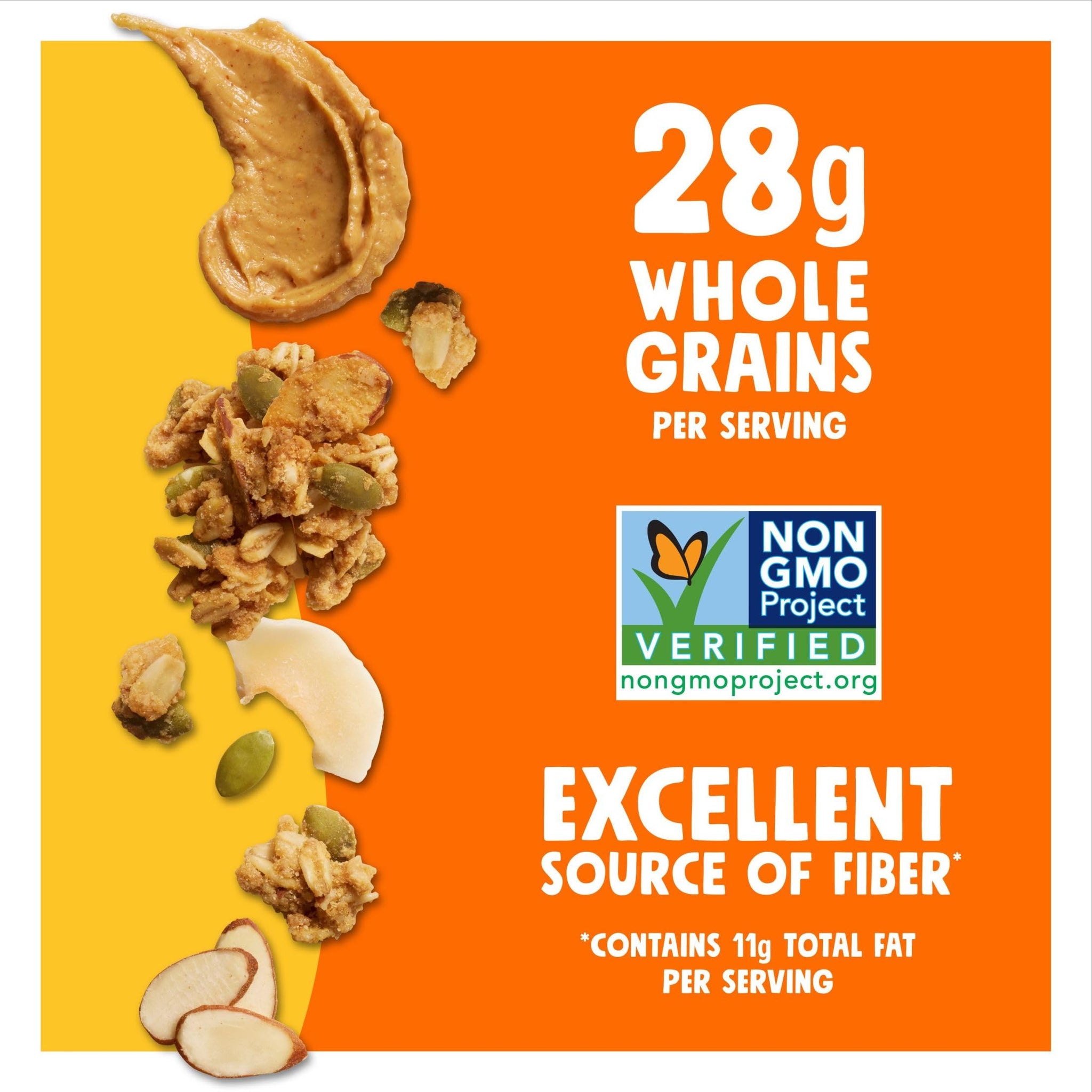 Bear Naked Granola Cereal, Whole Grain Granola, Breakfast Snacks, Oats and Honey, 11oz Bag (1 Bag)