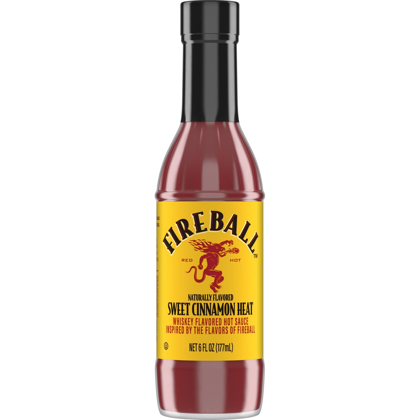 Fireball Whiskey Flavored Hot Sauce, 6 oz