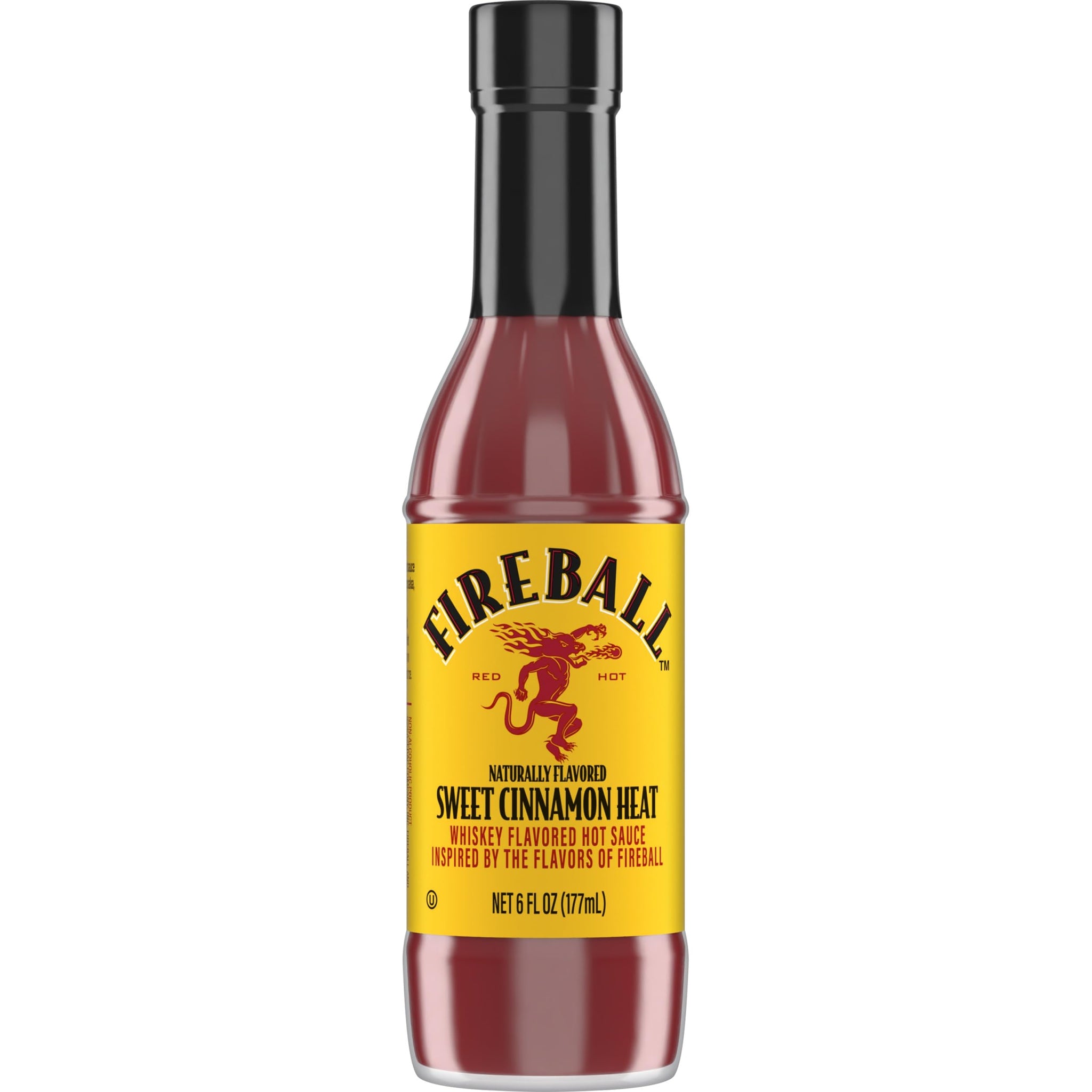 Fireball Whiskey Flavored Hot Sauce, 6 oz