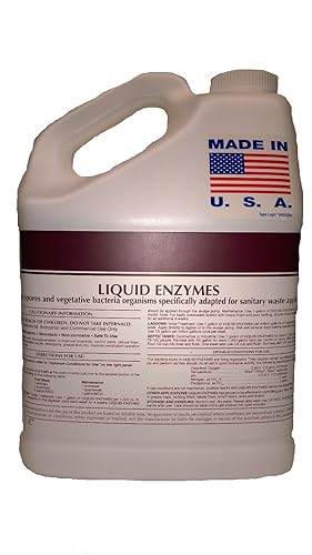 Patriot Chemical Sales Two 1 Gallon Septic Tank Treatment Liquid Enzymes Grease Trap Cleaner Industrial Strength