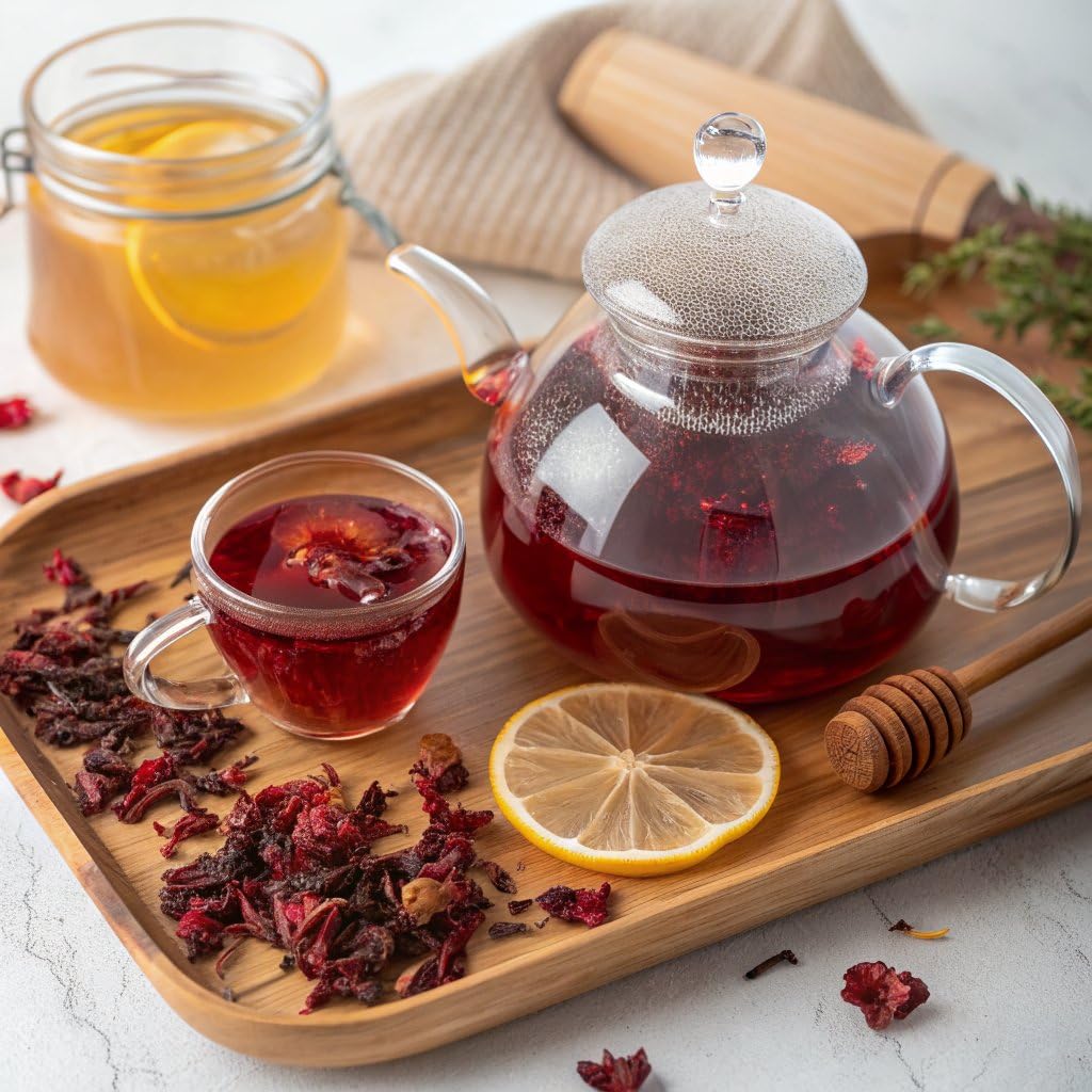 Organic Hibiscus Flowers, 2lbs (450+cups) | Flor de Jamaica, Loose Leaf Tea for Hibiscus Tea Bags | Cut & Sifted Dried Leaves | Caffeine Free