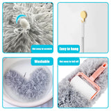 Feather Duster for Cleaning Extendable - Feather Duster for Cleaning The Indoor. 110 in Long Duster with Extension Pole for Clean Ceilings and Fans