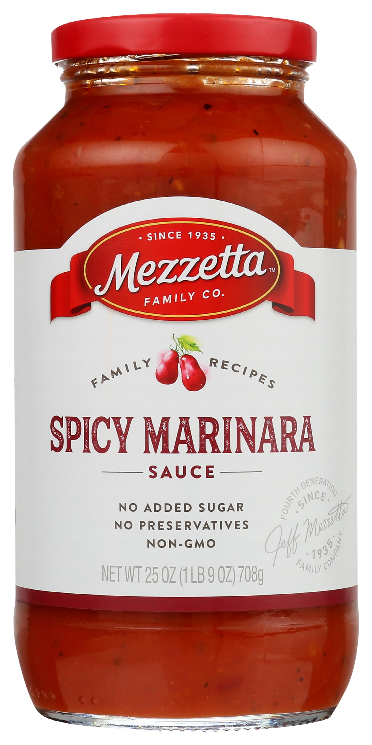 Mezzetta, Sauce Pasta Marinara Spicy, 25 Ounce