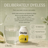 Obrilo Water Enhancer Liquid Flavoring Drops - ZERO Sugar/Calorie, Dye Free, Naturally Flavored Drink Syrup, 2.0 fl oz x 10 Bottles for Kids & Adults