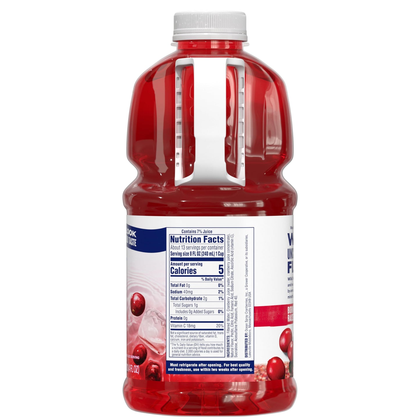 Ocean Spray Diet Cranberry Juice Drink, 101.4 Fl Oz, 3 Liter Bottle