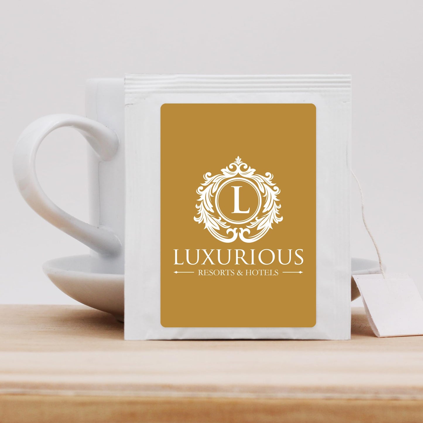Promotional Tea Bags, Custom Tea Bags - 30 Quantity - $0.95 Each - Promotional Product/Bulk with Your Logo/Customized