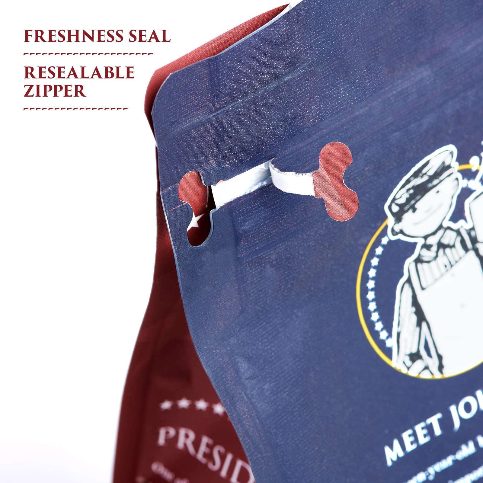 Ellis Coffee - Presidential - Light Roast - Ground Coffee - 12 oz Resealable Bag