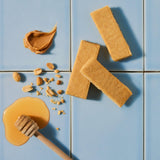 Honey Mama's, Peanut Butter Cookie Peanut Fudge Bar, NO Refined Sugar, Gluten Free, Dairy Free, Soy Free, NO Seed Oils, 2.5 Ounce, 3-Serving Bar
