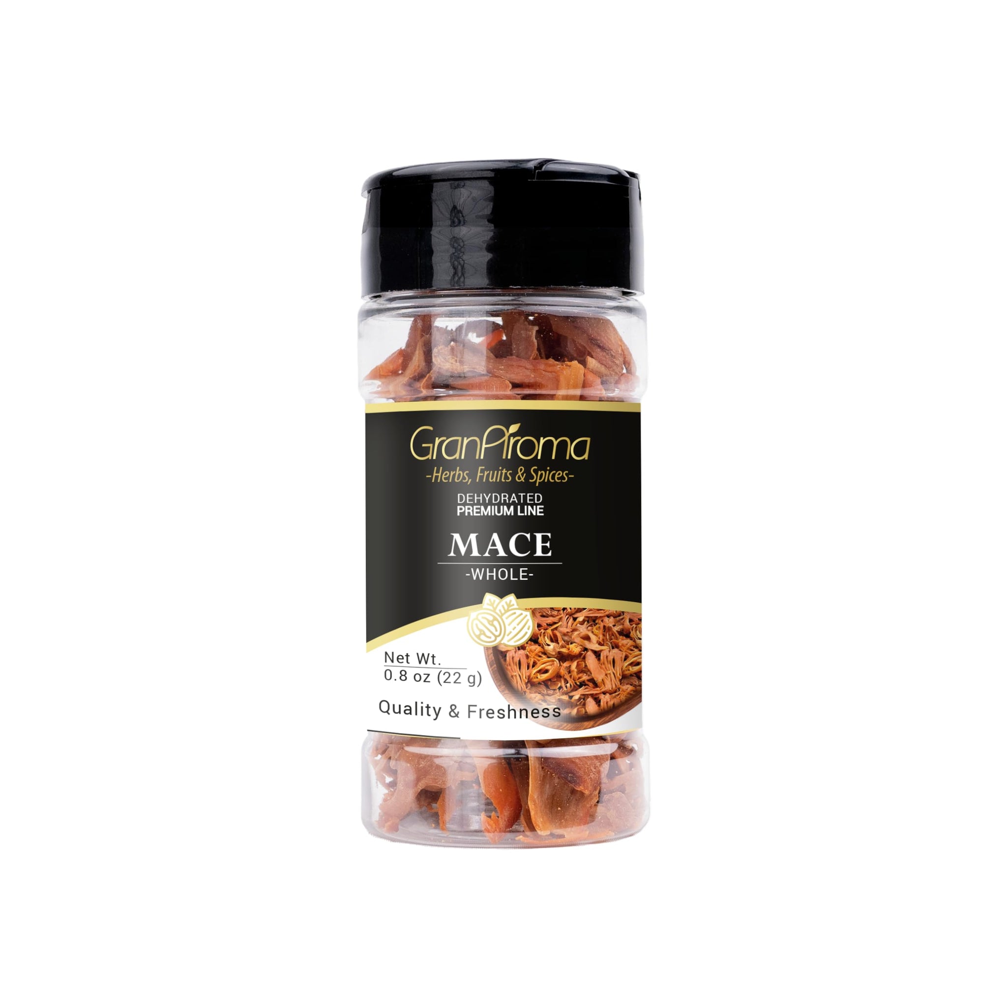 GranAroma Whole Mace, Warm & Aromatic Spice, Use in Curries, Baked Goods, and Desserts (0.8 Ounce)