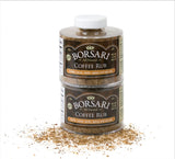 Borsari Coffee Rub Seasoning 2-Shaker Gift Set - Gourmet Rib Rub Seasoning and Dry Rub - Coffee Rub Seasoning with Cocoa - All Natural Coffee Rub
