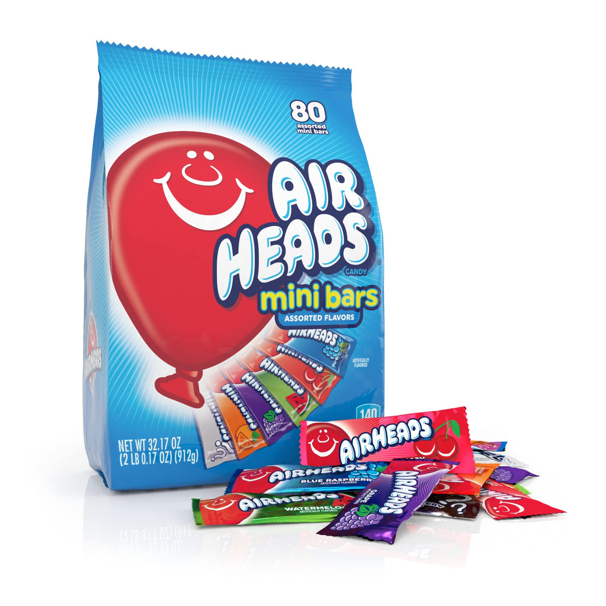 Air Heads Mini Bars, 80 Pieces