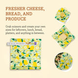 Bee's Wrap - Limited Edition - Beeswax Wraps for Food - Cut to Size 14x52" Beeswax Wrap Roll - Plastic Free Made in USA Reusable Natural Food Wrap