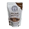 Granny's Confections Old-Fashioned Pecan Brittle, 6oz (170g) Bag - Premium Gourmet Southern Candy. Texas Pecan Brittle. The gift for Christmas