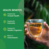 Teabox Green Tea Sampler Bags | 100% Natural I Immunity Boosting Sampler Pack | USDA Certified Organic Green Tea (20 Count (Pack of 1))