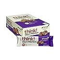 think! Protein Bars, High Protein Snacks, Gluten Free, 20 grams of Whey Protein, Coconut Caramel (10 Count)