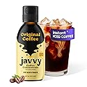 Javvy Cold Brew Coffee Concentrate Instant Coffee, Smooth Arabica Iced Coffee & Espresso Concentrate, 35 Servings, Original, 1 Pack