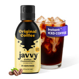 Javvy Cold Brew Coffee Concentrate Instant Coffee, Smooth Arabica Iced Coffee & Espresso Concentrate, 35 Servings, Original, 1 Pack