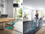 Leifheit Picobello Plus XL Micro Floor Wiper with Telescopic Handle, Floor Cleaner, 57029