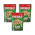 Emerald Nuts, Jalapeno Cashews, 5 Oz, Resealable Bag (Pack of 4)