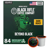 Black Rifle Coffee Company Dark Roast Coffee Pods - 100% Arabica, Bold, Smoky Single-Serve K-Cup Compatible - Veteran-Founded Premium Coffee - Beyond