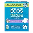 ECOS Laundry Detergent Sheets Vegan, No Plastic Jug, No Mess, Liquid Free - Hypoallergenic, Plant Powered Laundry Detergent Sheet - Lavender Vanilla