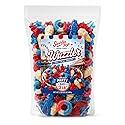 Wuzzler™ Stars & Stripes Mix by Swirlee Pop™ - 2 lb Patriotic Candy Variety Mix for Summer Parties, BBQs & Events.