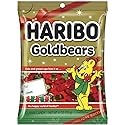 Haribo Gummi Candy, Goldbears Stocking Stuffer Christmas Edition Red & Green, 4 oz. Bag (Pack of 12)