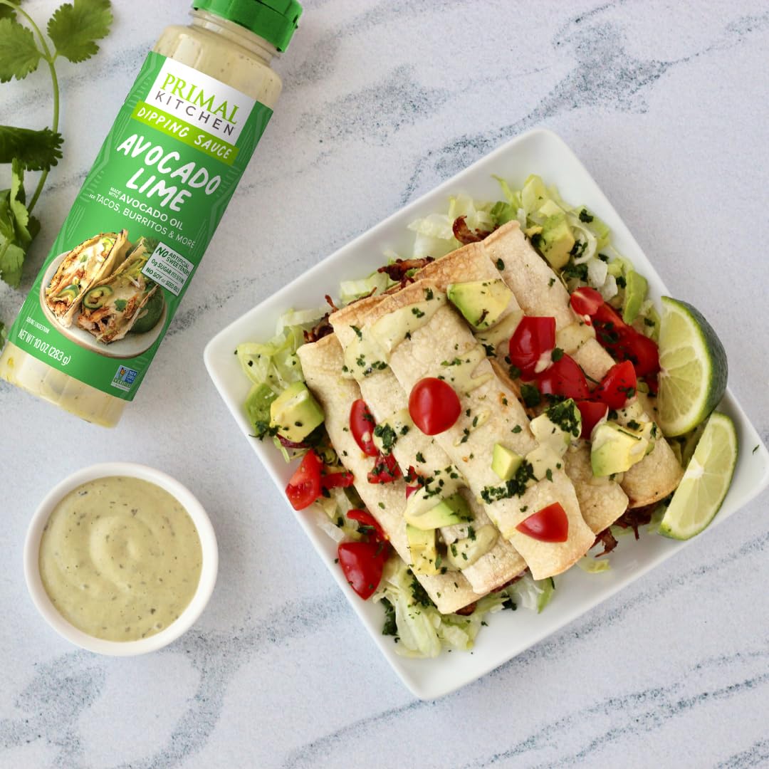 Primal Kitchen Dipping Sauce 3 Pack: Chicken Dippin', Avocado Lime, and Special Sauce