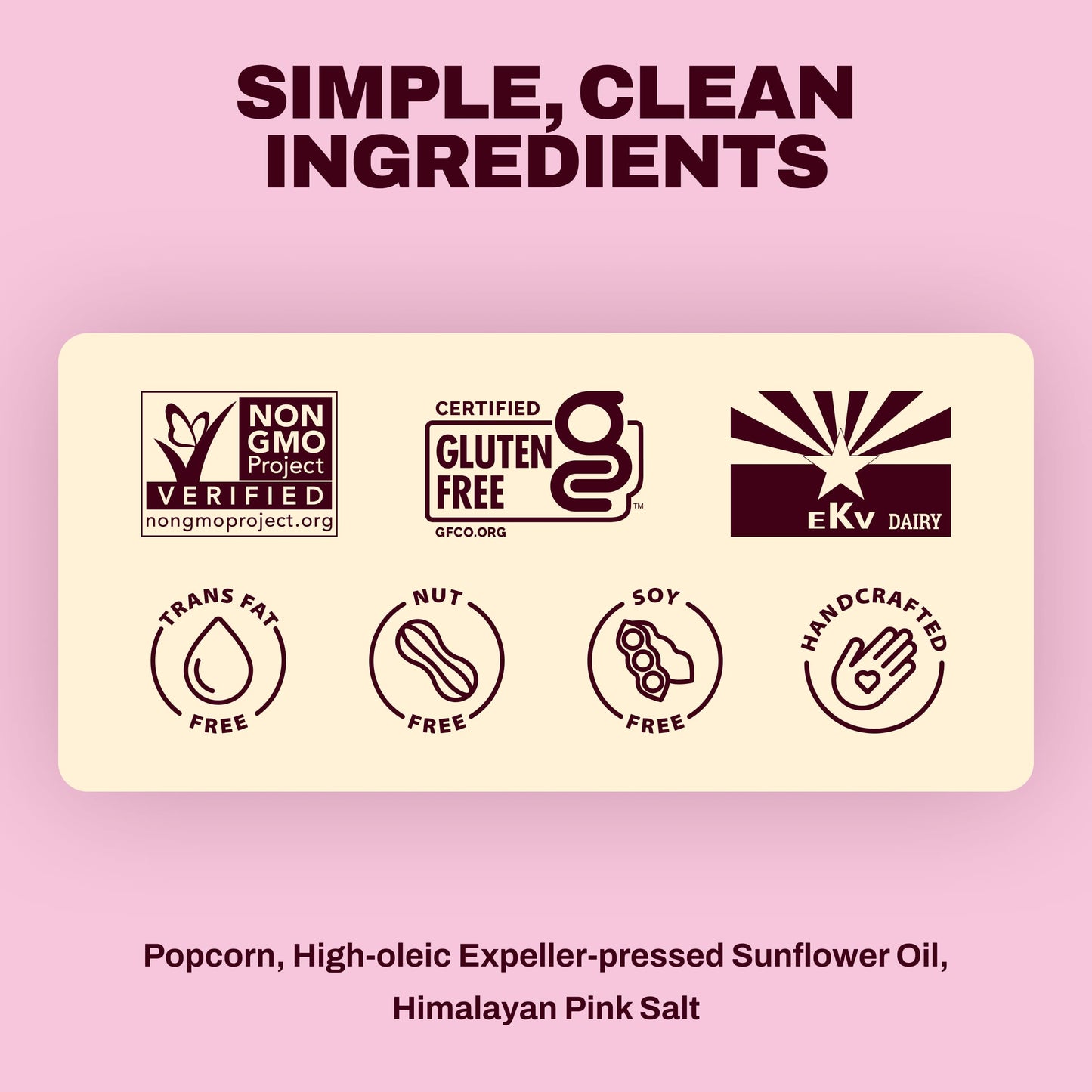 Kettle Heroes Popcorn, Popcorn Zen, Sunflower Oil & Himalayan Pink Salt, 3 oz (6)