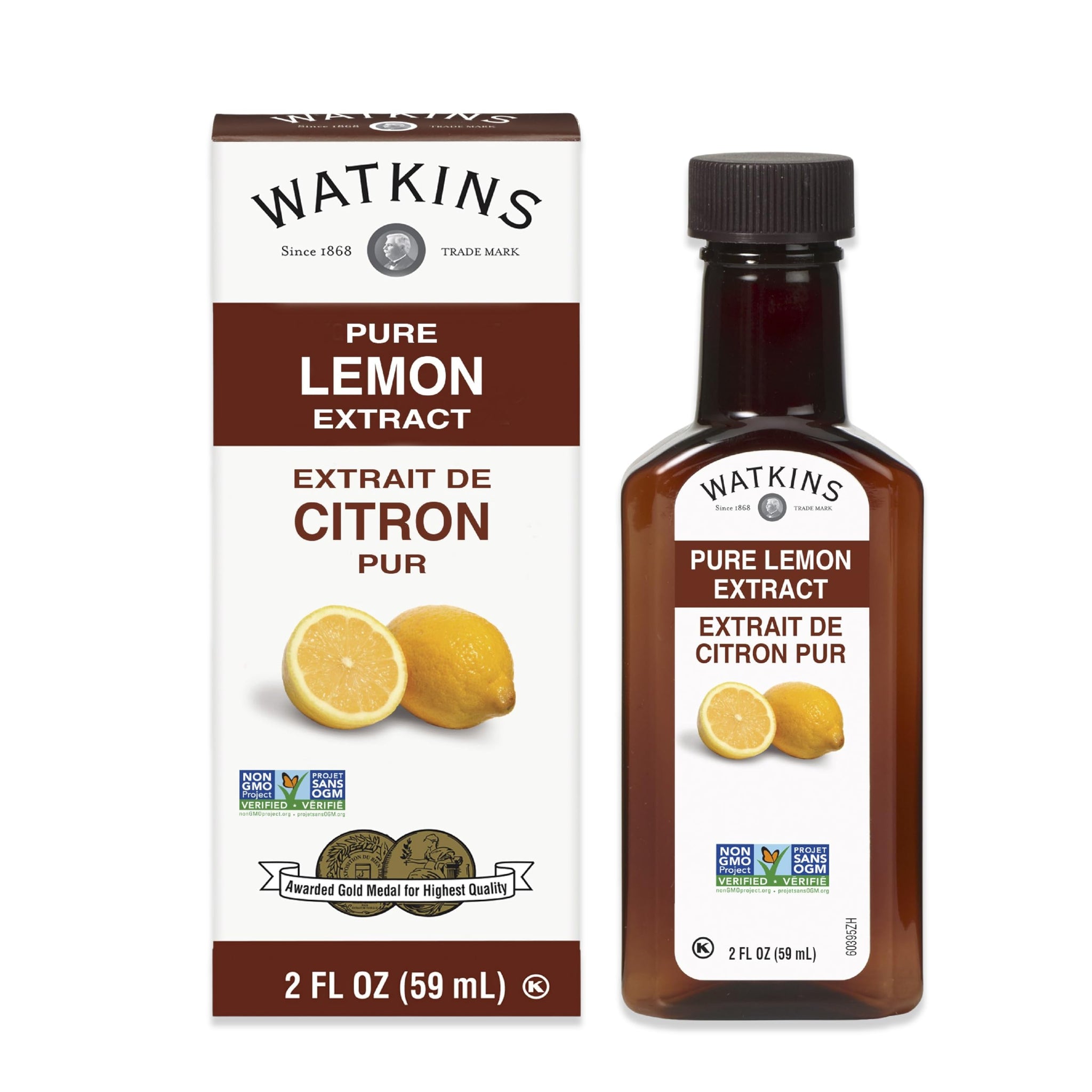 Watkins Premium Pure Lemon Extract 2oz