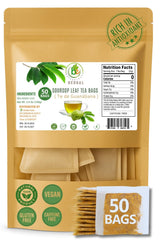 Guanábana (Soursop) Herbal Tea - 50 Bags (2 g Each) - 100% Natural, Vegan, Non-GMO, Sugar-Free, Caffeine-Free - Antioxidant-Rich Infusion for Hot