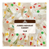 Jubes Nougat Candy with Fruity Jelly Beans 1lb Colorful Fruity Fresh Delicious Individually Wrapped Nougat Candy Treats Gluten Free 16lb by ASOZI