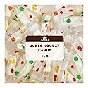 Jubes Nougat Candy with Fruity Jelly Beans 1lb Colorful Fruity Fresh Delicious Individually Wrapped Nougat Candy Treats Gluten Free 16lb by ASOZI