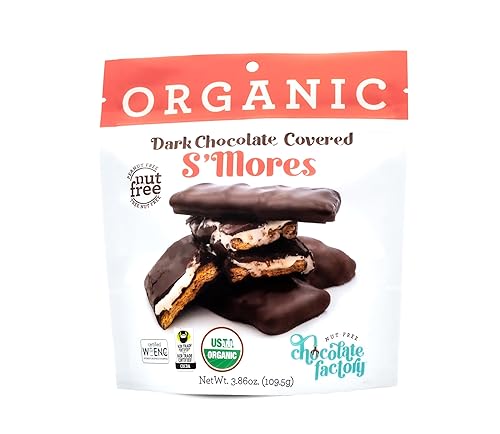 Nut Free Chocolate Factory Organic Dark Chocolate S'mores
