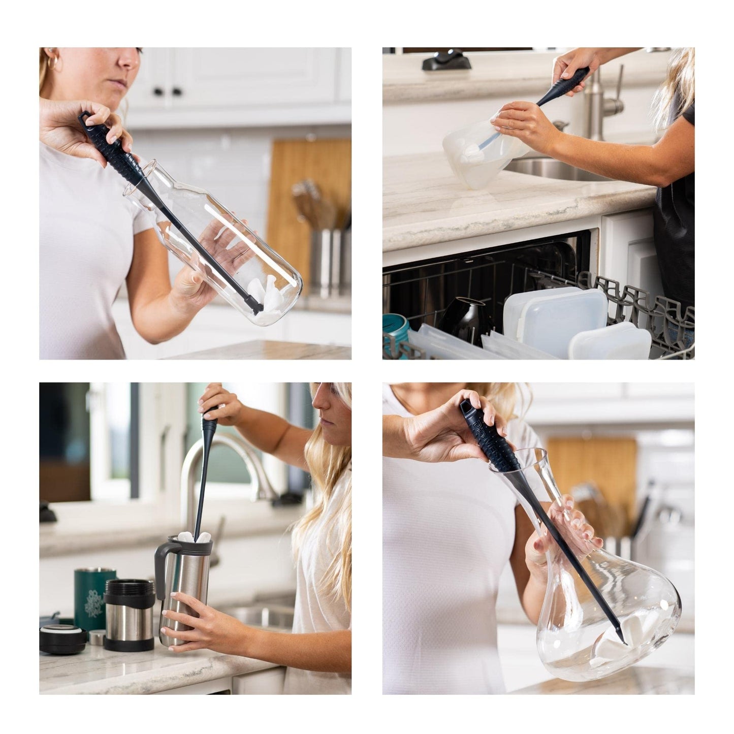 Standard Refills - Dries Inside Vases, Water Bottles, Wine Glasses, Hydration Bladders, Travel Mugs, Carafes, Pitchers - Reusable. Wand Sold