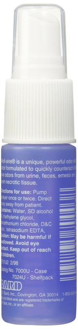 Bard Medi-Aire Biological Odor Eliminator - 1 oz spray - Unscented - 1 bottle